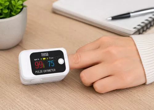 Teesa PX70 Bluetooth pulzoximéter, véroxigén és szaturáció mérő MSA8071