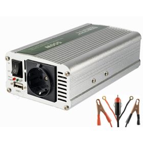   Feszültségátalakító, inverter, 12/230V 500/1000 Watt, SAI 100 USB