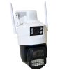 4G IP kamera, mobilnetes SIM kártyás kültéri biztonsági kamera MSC07-4G-EU-PTZ DUAL-CAM V380PRO