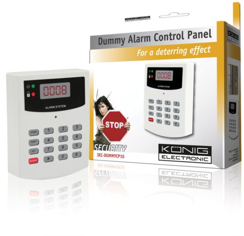Ál riasztó, Kamu riasztó kezelő panel, König SEC-DUMMYCP10