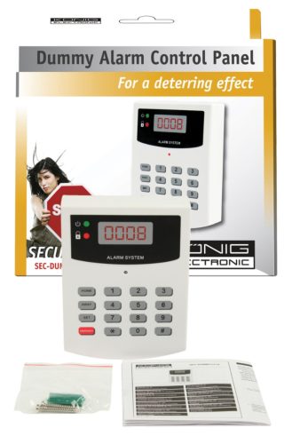 Ál riasztó, Kamu riasztó kezelő panel, König SEC-DUMMYCP10
