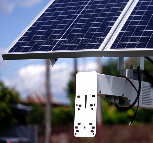 60 Wattos napelem panel beépített 20Ah akkumulátorral megfigyelő kamerákhoz MSF60W-20A-SOLAR