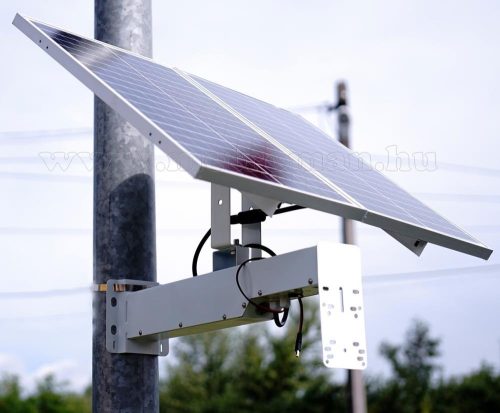 60 Wattos napelem panel beépített 20Ah akkumulátorral megfigyelő kamerákhoz MSF60W-20A-SOLAR