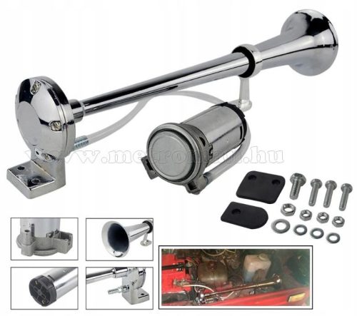 Elektromos kompresszoros nagyhangerejű hajókürt MSH1-45CM