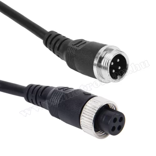 Tolatókamera kábel, 4 PIN, 15 méteres SK4PIN15M