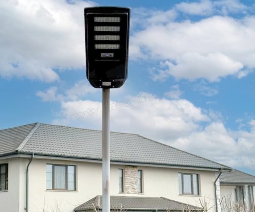 Oszlopra szerelhető napelemes kültéri lámpa, Utcai LED lámpa PNI SL130