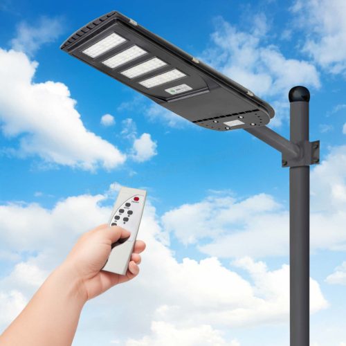 Oszlopra szerelhető napelemes kültéri lámpa, Utcai LED lámpa PNI SL130