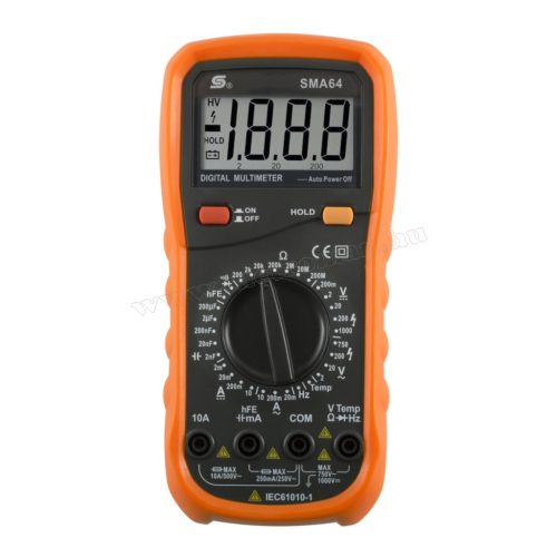 Professzionális digitális multiméter, SMA 64