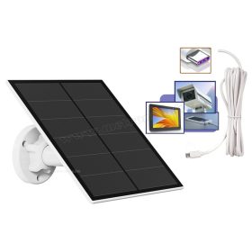   Napelemes telefon és kamera töltő 5W USB-C csatlakozással MSOLAR5V-USBC