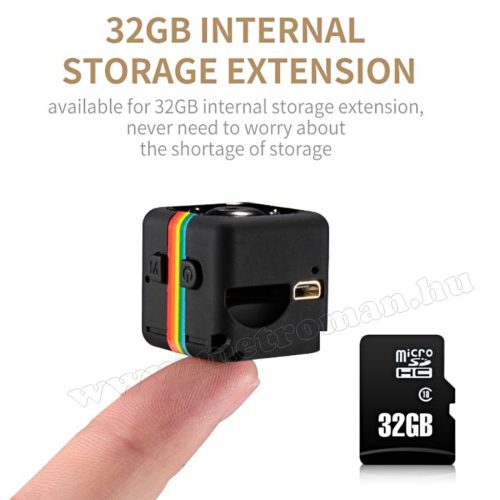 Ultra mini digitális SD video kamera, hobbi és sportkamera SQ11 FHD