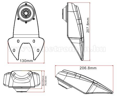 Mercedes Sprinter, VW Crafter és Busz tolatókamera  Sharp Vision SV-CW664CAI