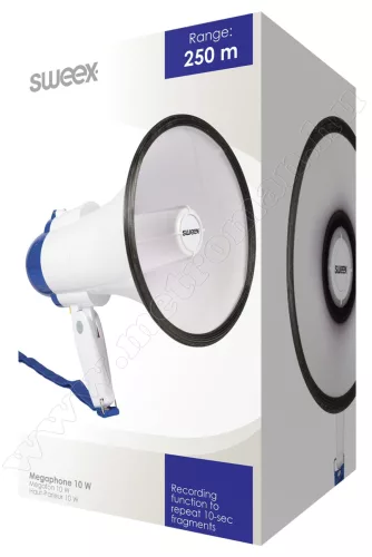 Kézi hangosbeszélő, megaphone SWMEGA10 10W