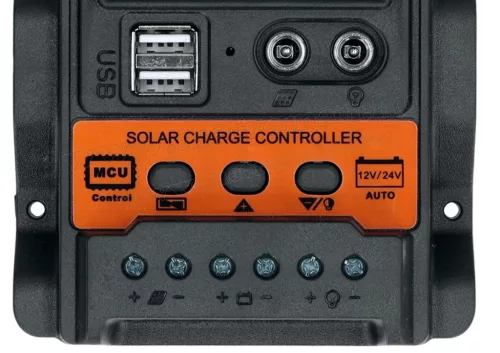 12V 200 Watt napelemes töltő szett töltésvezérlővel Solarfam MSZ-200W-S-Black-1688-PWM MonoSolar