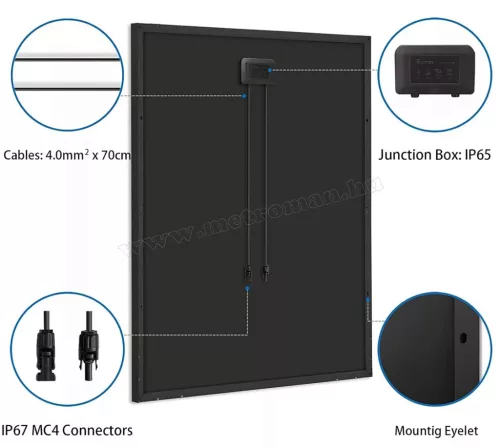 Napelem panel Solarfam MSZ-200W-S-Black