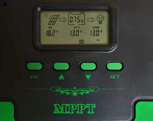 12V 400 Watt napelemes töltő szett töltésvezérlővel Solarfam MSZ-2X200W-S-Black-CM-D40-MPPT MonoSolar