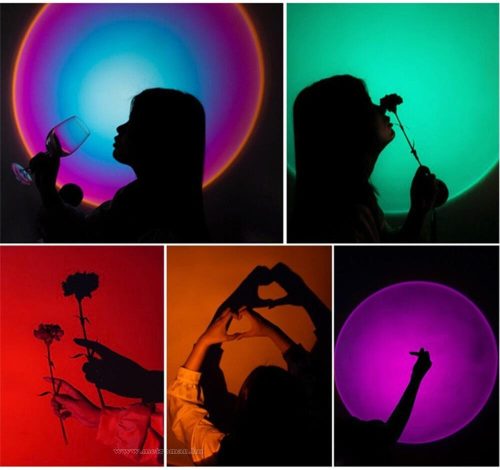 Naplemente LED lámpa hangulatvilágítás MT002USB