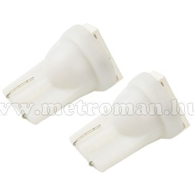 Autós LED izzó, 2 db szuperfényes SMD LED-del, T102SMD5050LED