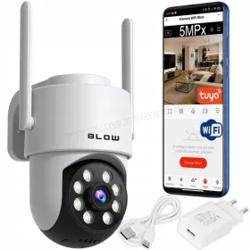   Vezeték nélküli kültéri WIFI kamera 5 Mpixel BLOW T135-PTZ TuyaSmart