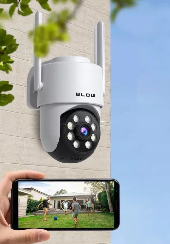 Vezeték nélküli kültéri WIFI kamera 5 Mpixel BLOW T135-PTZ TuyaSmart