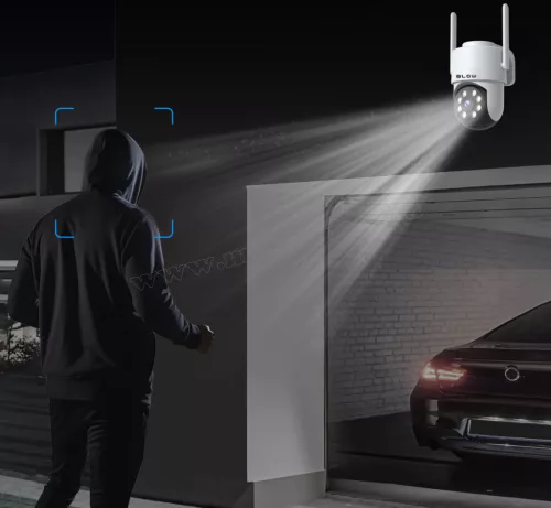 Vezeték nélküli kültéri WIFI kamera 5 Mpixel BLOW T135-PTZ TuyaSmart