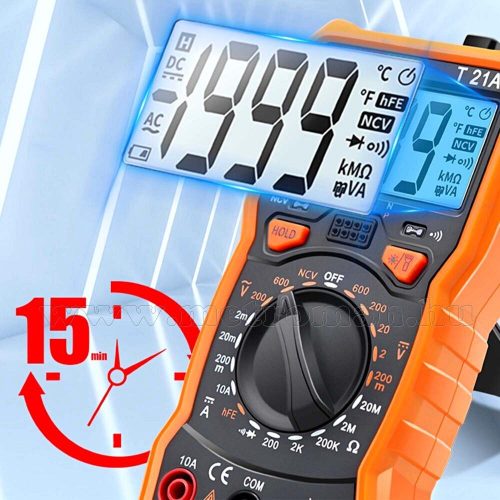 Digitális multiméter és érintés nélküli feszültség detektor MT21A-NCV