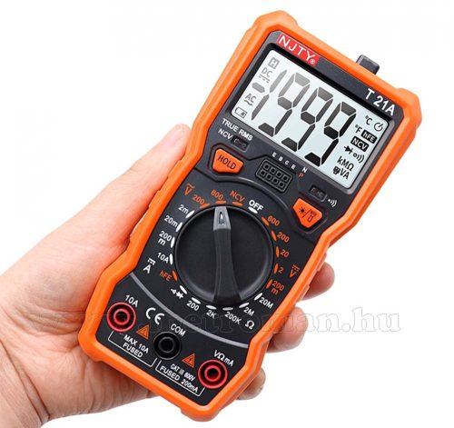 Digitális multiméter és érintés nélküli feszültség detektor MT21A-NCV