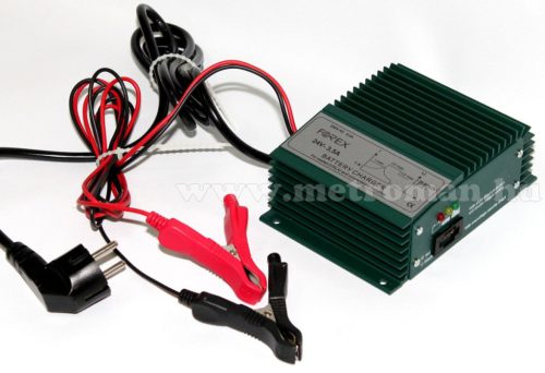 Beépíthető intelligens automata autó - Teherautó, hajó akkumulátor töltő, csepptöltő Forex T243,5