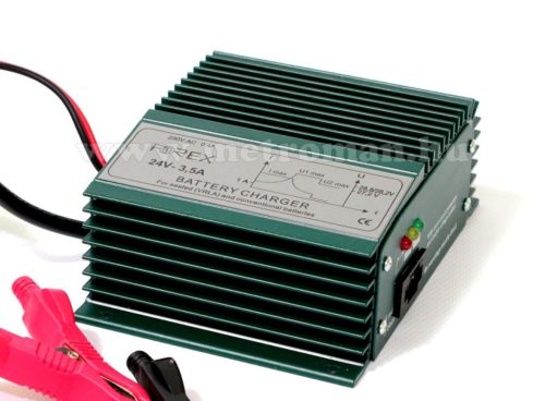 Beépíthető intelligens automata autó - Teherautó, hajó akkumulátor töltő, csepptöltő Forex T243,5