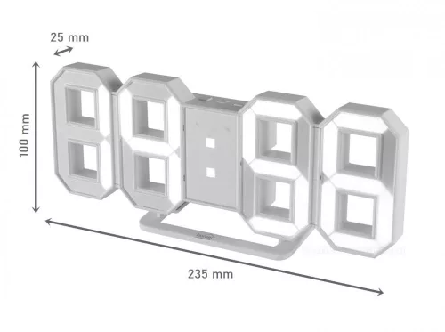 Digitális 3D LED ébresztőóra MTC04