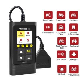   OBD2 hibakód olvasó, autó hibakód olvasó autódiagnosztika készülék THINKCAR THINKOBD 100