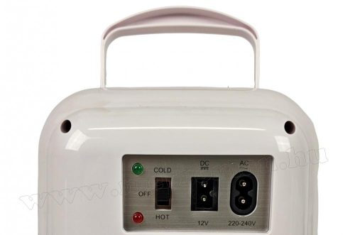 Mini hűtőszekrény, 12V/230V autós hűtő MTK-04-WH