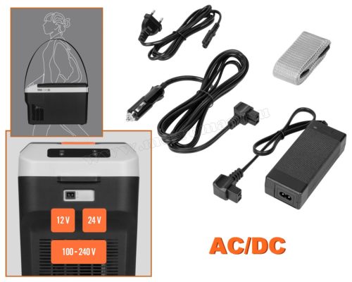 Autós kompresszoros Hűtőláda Fagyasztóláda TEESA5007 25L DC12/24V AC 230V