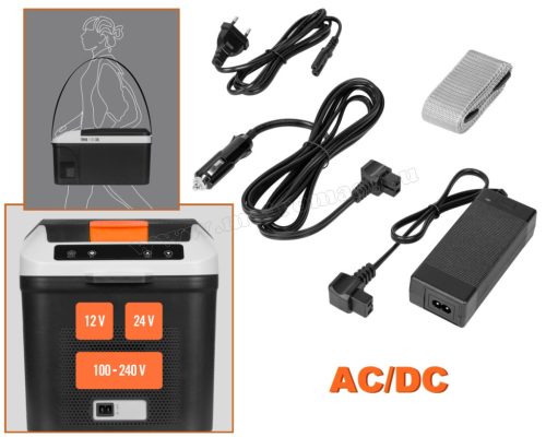 Autós kompresszoros Hűtőláda Fagyasztóláda TEESA5008 13L DC12/24V AC 230V