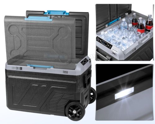 Autós kompresszoros Akkus Hűtőláda Fagyasztóláda 40L TSA6002BT DC12/24V AC 230V + akku mód