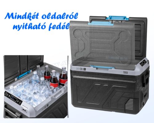 Autós kompresszoros Hűtőláda Fagyasztóláda 40L TEESA6003 DC12/24V AC 230V