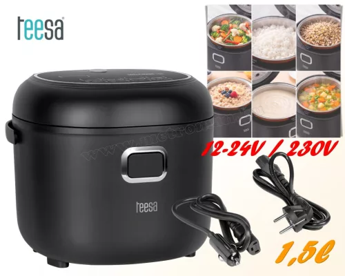 12V/24V szivargyújtós rizsfőző és multifőző – TEESA Multicooker 230V/12-24V TSA8091