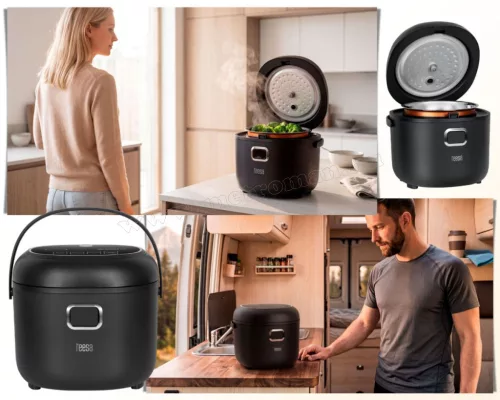 12V/24V szivargyújtós rizsfőző és multifőző – TEESA Multicooker 230V/12-24V TSA8091