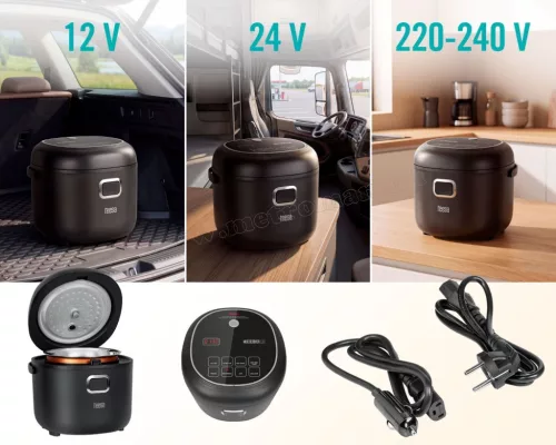 12V/24V szivargyújtós rizsfőző és multifőző – TEESA Multicooker 230V/12-24V TSA8091