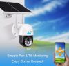 Napelemes 4G IP kamera, mobilnetes SIM kártyás kültéri biztonsági kamera MTVC9-2MP-4G-PTZ-SOLAR V380PRO