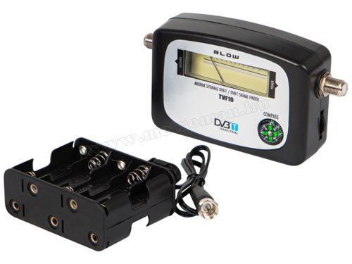 DVB-T jelerősség mérő, antenna beállító műszer, TVF10
