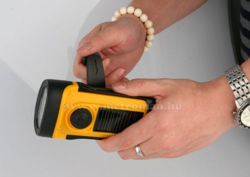 Evolve Twister napelemes - dinamós vízálló LED lámpa