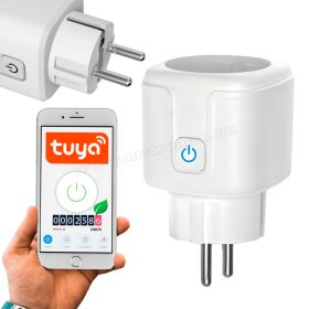   Wifi Okos Konnektor és Intelligens Fogyasztásmérő - Android és iPhone Távirányítással MU414-WIFI TuyaSmart