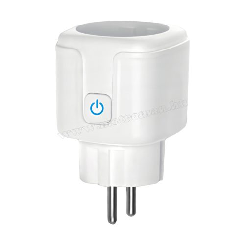 Wifi Okos Konnektor és Intelligens Fogyasztásmérő - Android és iPhone Távirányítással MU414-WIFI TuyaSmart