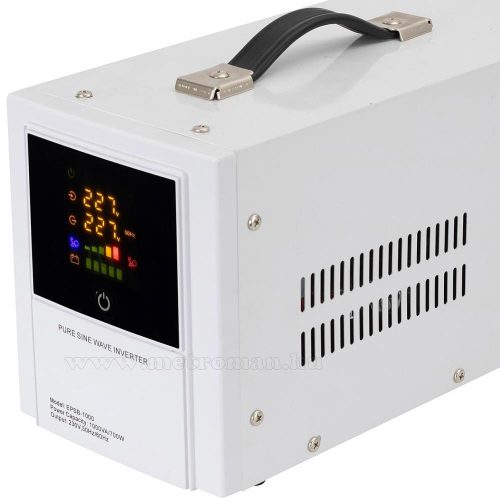 Szinusz inverter Feszültség stabilizátor Töltő és UPS szünetmentes tápegység UPS 1000-SINUS