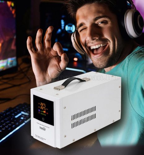 Szinusz inverter Feszültség stabilizátor Töltő és UPS szünetmentes tápegység UPS 1000-SINUS