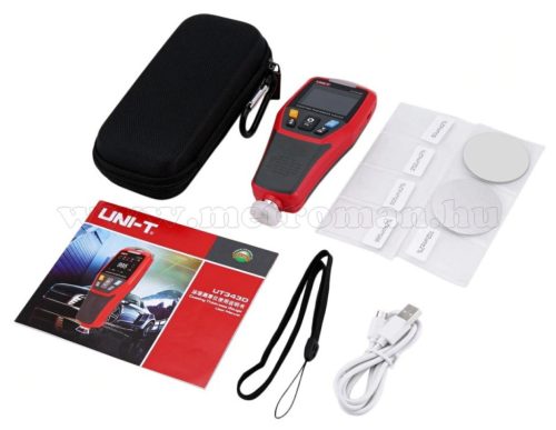Festék rétegvastagság mérő PC csatlakozással UNI-T UT343D PC