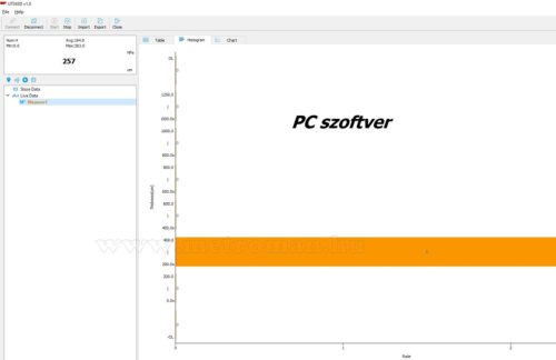 Festék rétegvastagság mérő PC csatlakozással UNI-T UT343D PC