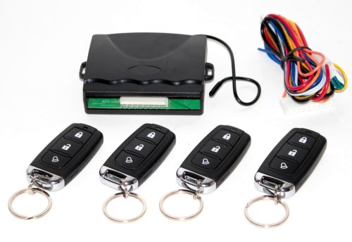 Központizár vezérlő távirányító szett,  4 db távirányítóval V09-4