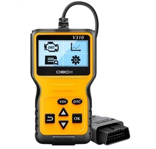 Kézi OBD2 autó diagnosztika műszer, hibakód olvasó V310