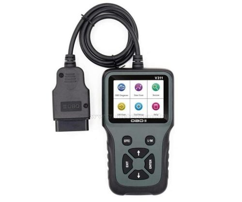Kézi OBD2 autó diagnosztika műszer, hibakód olvasó V311